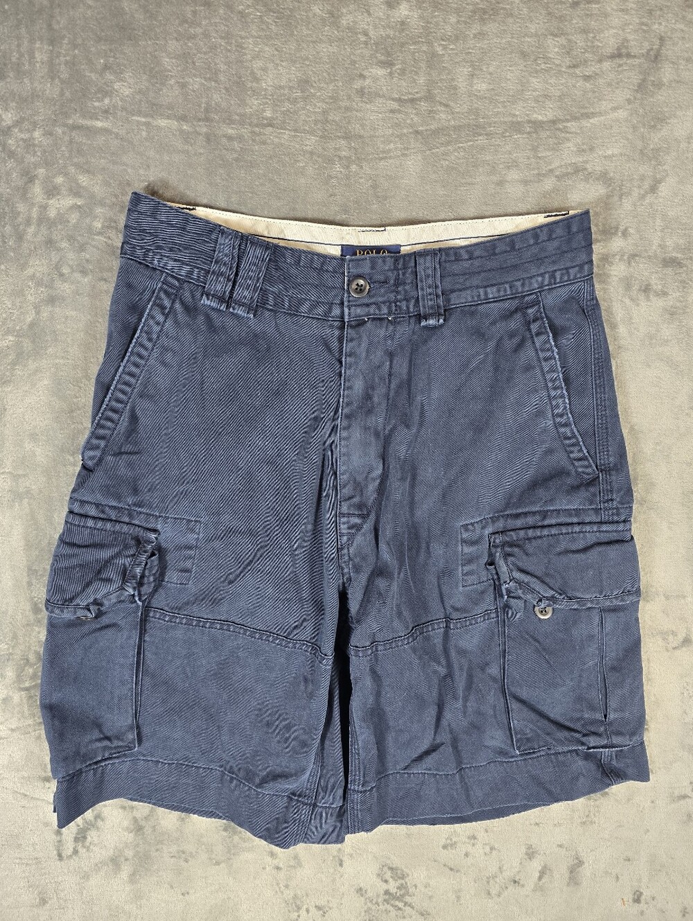 Polo Ralph Lauren Cargo Short Size 31 Fits 30 Navy